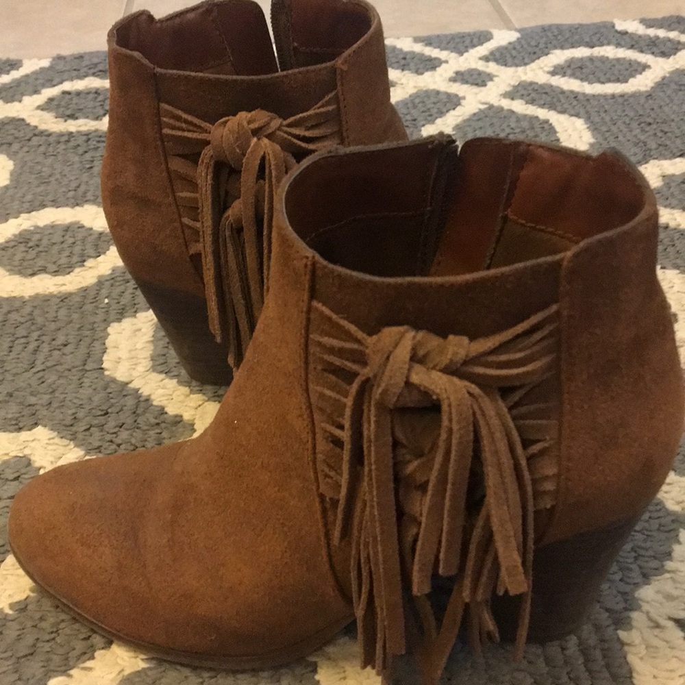 Tan-Brown booties